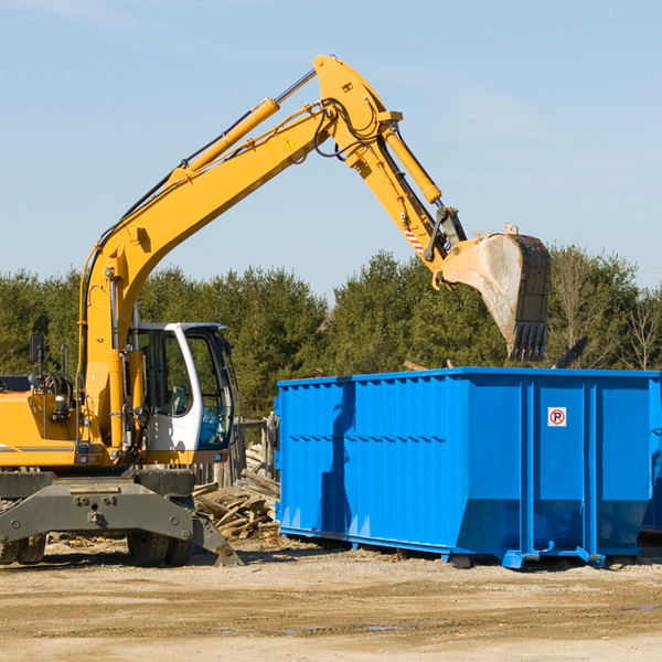 what size residential dumpster rentals are available in Deep Creek